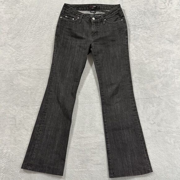 Georgiou Studio Women 6 Black Mid Rise Bootcut Jeans Vintage Y2K - Picture 1 of 10